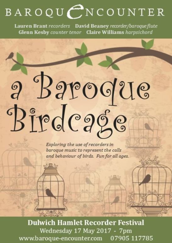 Baroque Birdcage poster